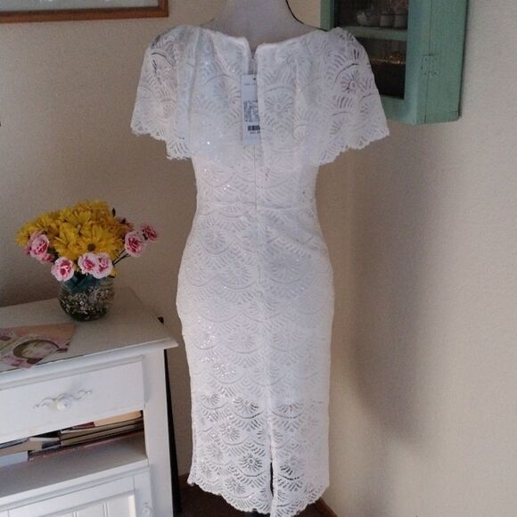 NWT SSXR White Lace Dress - Picture 6 of 14